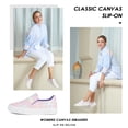 thumbnail image 6 of JENN ARDOR Women's Canvas Shoes Low Top Classic Slip-On Round Toe Lightweight Comfort Fashion Sneakers Flats for Walking, 6 of 8