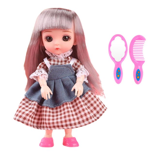 13 Articulaciones de Movibles 1/12 Cuerpo de Muñeca BJD con Piezas de Bricolaje Juguete F Hugo 13 articulaciones chica muñeca