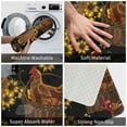 thumbnail image 4 of Fotbe Extra Durable Door Mat - Dirt Trapping Outdoor Welcome Mats - Non-Slip Outdoor Door Mats - Low Profile Front Door Mat - Indoor (16" x 24", Embroidery Chicken Rooster ), 4 of 9
