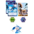 thumbnail image 3 of Bakugan Ultra, Diamond Sharktar, 3-inch Tall Geogan Rising Collectible Action Figure and Trading Card, 3 of 7