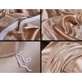 thumbnail image 2 of 2 Pcs Satin Duvet Cover Set, 1 Duvet Cover + 1 Pillowcases For Hair And Skin Silk Satin Duvet Cover with Zipper for Comforter & Blanket - Lightweight Bedspread/Coverlet/Bed Cover,( Champagne,Twin ), 2 of 3