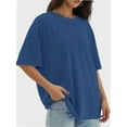 thumbnail image 4 of Womens Tops Short Sleeve Shirts Summer Comfy Crew Neck T-Shirt, 4 of 4