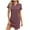 #538-Red, variant on Censtreet Nightgowns for Women Short Sleeve Sleepshirt Summer Nightshirt Soft Pajamas Dress Casual Sleepwear
