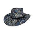thumbnail image 2 of LNZGNM Sun Hat for Men Wide Brim Sun Protection, Breathable and Cool for Beach Days, Gardening, and Summer Outings, Ready for the Spotlight,Blue(One Size), 2 of 5