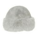 thumbnail image 2 of Gorro de invierno estilo pescador cosaco ruso, confeccionado en poliéster gris, 2 of 7