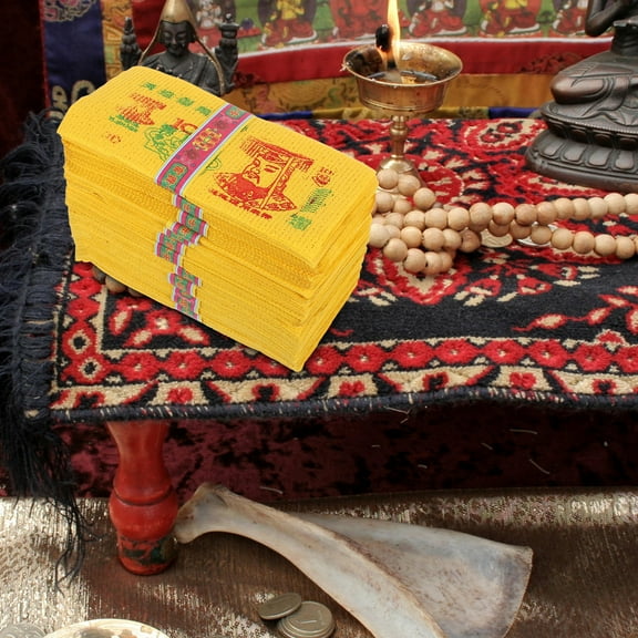 COMPUKAS Chinese Sacrificial Money 12Pack Ancestral Funeral Money Paper For Film Shoots