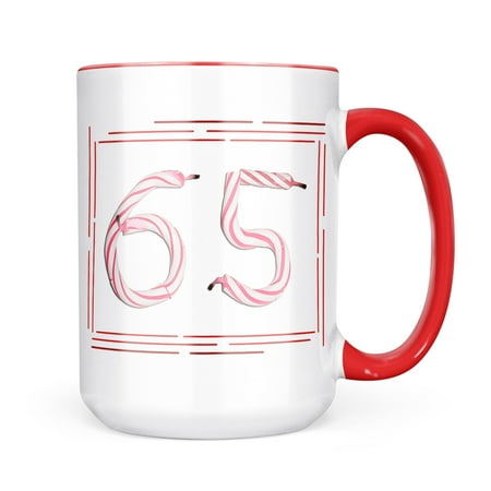

Neonblond 65 Birthday Party Candles Mug gift for Coffee Tea lovers