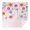 White, variant on 60x60in(152x152cm) Square Tablecloth, Waterproof Polyester Table Cover, Wrinkle Resistant & Washable Fabric for Dining, Kitchen, Picnic, Floral Flowers Print