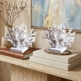 thumbnail image 4 of Xecvkr European Style Resin Coral Ornament Elegant Home Decor Bedroom Entryway Living Room Cabinet Decorative Gift Versatile Maintenance Friendly 1pc White, 4 of 6