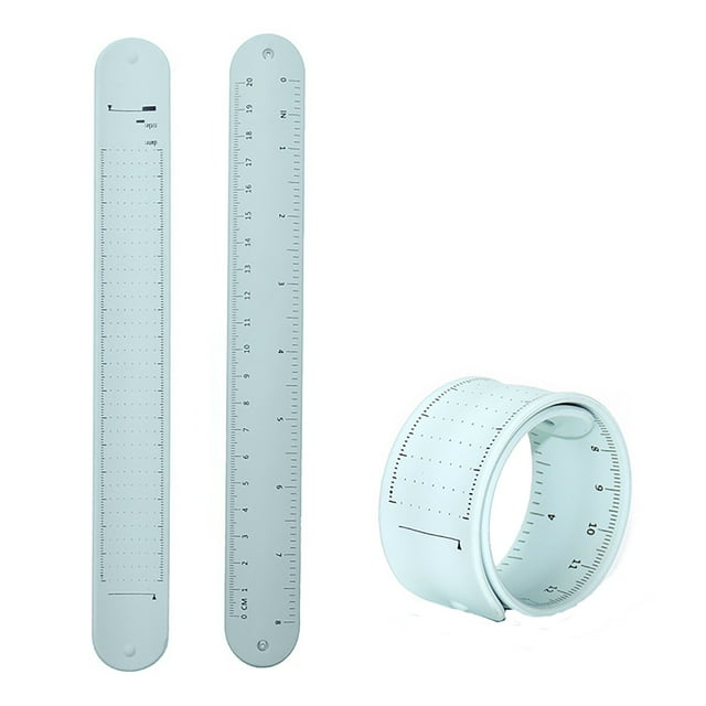 Bracelet Jouet Drôle Nouveauté Bloc-Notes Réutilisable Bracelet à Claquer Liste de Tâches Outil d'Écriture Portable pour Étude Quotidienne et Travail avec Règle