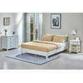 thumbnail image 6 of MUSEHOMEINC Rustic Wood 3-Tier Nightstand with Storage Shelf and Drawer, White Washed Finish, 6 of 7