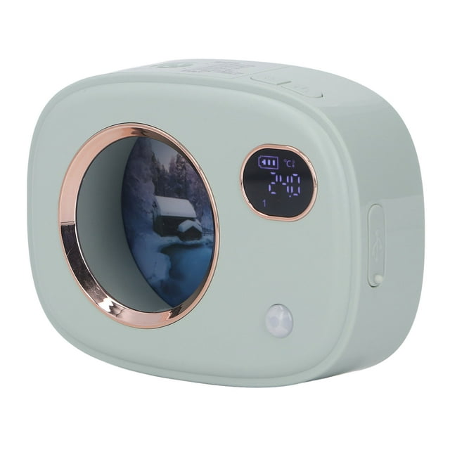 Fragrance Dispenser Smart Digital Display Ultrasonic Fragrance Aromatherapy Diffuser for Toilet Living Room Hotel Green