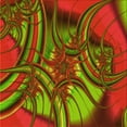 thumbnail image 1 of Ahgly Company Machine Washable Indoor Square Transitional Dark Yellow Green Area Rugs, 4' Square, 1 of 7
