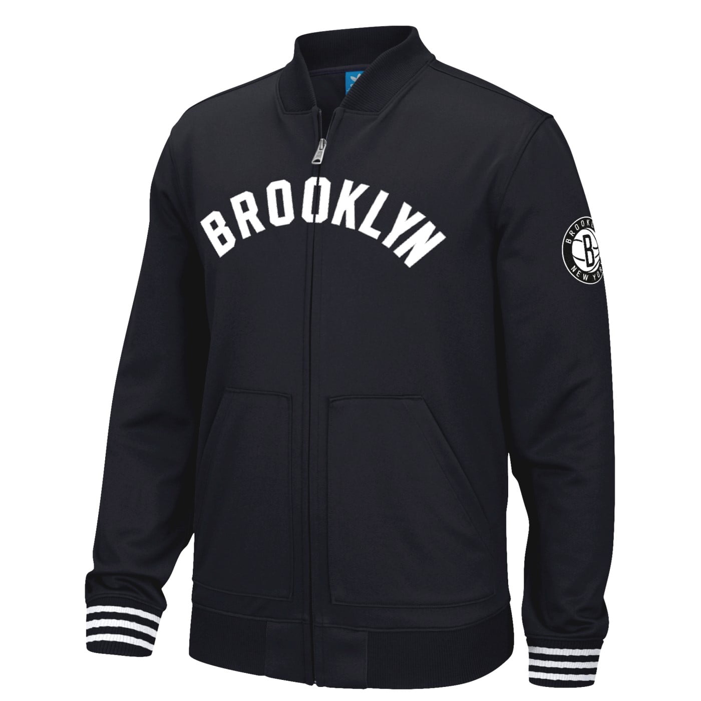 Brooklyn Nets Adidas NBA "Originals" Men's Performance Full Zip Track Jacket by Adidas