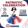 thumbnail image 5 of 23 Inch 4Th of July Lawn Goose Outfit Set, 4Th of July Porch Goose Outfit, Patriotic Lawn Ornament Outfit, Star Print Detailing, 3 Piece 4Th of July Accessory Kit with Felt Hat,, 5 of 7