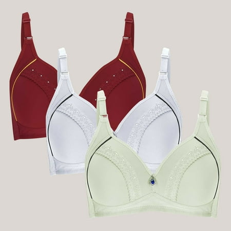 LLYWEY Bras for Women on Sale Pullover Bras Women Ladies Balconette Bra Style-718 Women s Plus Extra Lift Bra Feature Adult Female Push up Sports Bras Multicolor 36B