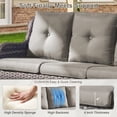 thumbnail image 3 of POCASSY 7 Pieces Rattan Sofa Seating Group with Cushions, 3 of 17