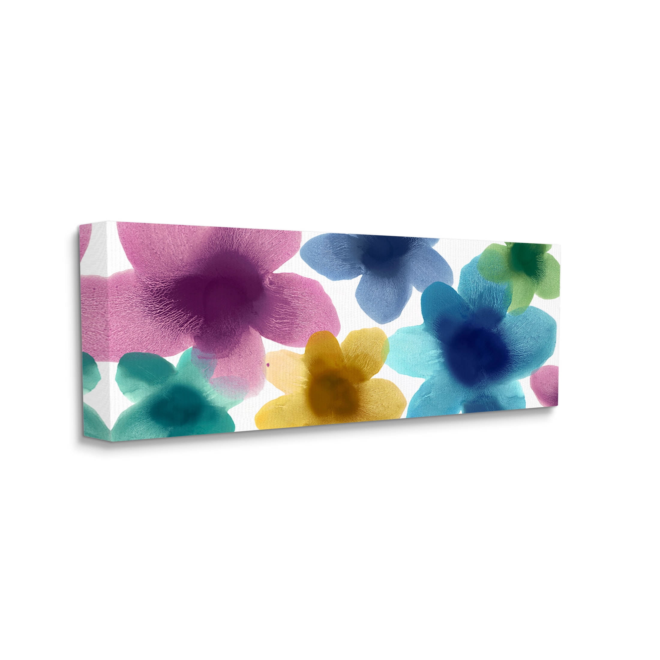 Contemporary Flower Shape Petals Botanical & Floral Graphic Art Gallery Wrapped Canvas Print Wall Art