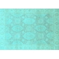 thumbnail image 1 of Ahgly Company Indoor Rectangle Oriental Light Blue Traditional Area Rugs, 5' x 8', 1 of 4