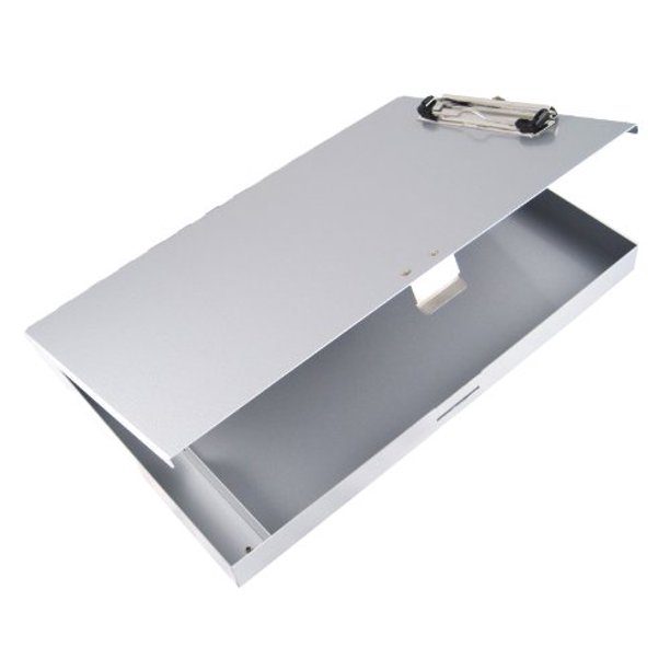 Saunders Storage Clipboard Silver Aluminum 45300