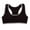 1 Pack-Black, variant on 1/5 Pack Girls Training Bra Bralette, SILVERCELL Teens Girl Casual Wireless Padded Bra Racerback Vest Sports Bra 8-16 Years