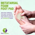 thumbnail image 3 of Almohadilla para pies de espuma metatarsiana Mars Wellness, 6 pares (12 piezas), 3 of 8