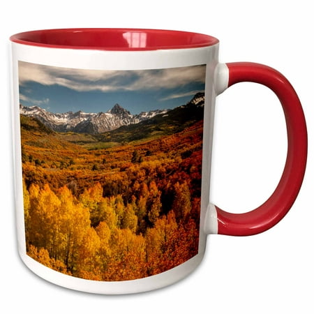 3dRose USA, Colorado. Dallas Divide in San Juan Mountains. - Two Tone Red Mug,