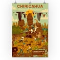 thumbnail image 2 of Chiricahua National Monument, Arizona, Geometric (24x36 Giclee Gallery Art Print, Vivid Textured Wall Decor), 2 of 3