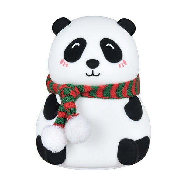Lámpara De Panda De Silicona, Luz De Noche De Panda De Silicona, Luz De Noche Usb, Lámpara De Dibujos Animados, Lámpara De Lectura Para Dormitorio Eigraketly HA025116-02