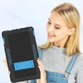 thumbnail image 6 of FIEWESEY for Fire HD 10 Case,Heavy-Duty Drop-Proof Shock-Resistant Rugged Protective case(with Stand) for All-New Amazon Fire HD 10 & Fire HD 10 Plus (11th Generation, 2021 Release)(Black/Blue), 6 of 6