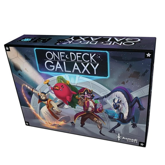 One Deck Galaxy - Asmadi Games, Cooperative Card Game, A Whole Galaxy In One Deck, 1-2 Players, 30-60 Min, Ages 14