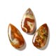thumbnail image 1 of Natural Crazy Agate Pendants Teardrop Charm 39~39.5x19~19.5x6.5~7mm Hole: 1.2mm, 1 of 4