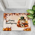 thumbnail image 4 of Happy Thanksgiving Persian Welcome Thankful Fall Autumn Pumpkin Doormat Cat Lover Kitten Owner Gifts Indoor Outdoor Welcome Mat - 02021, 4 of 5