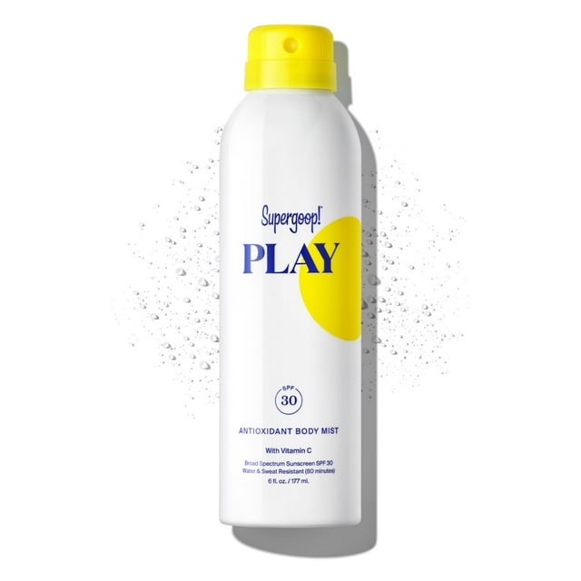 Bruma corporal con protección solar Supergoop! PLAY SPF 50, 177 ml, con vitamina C