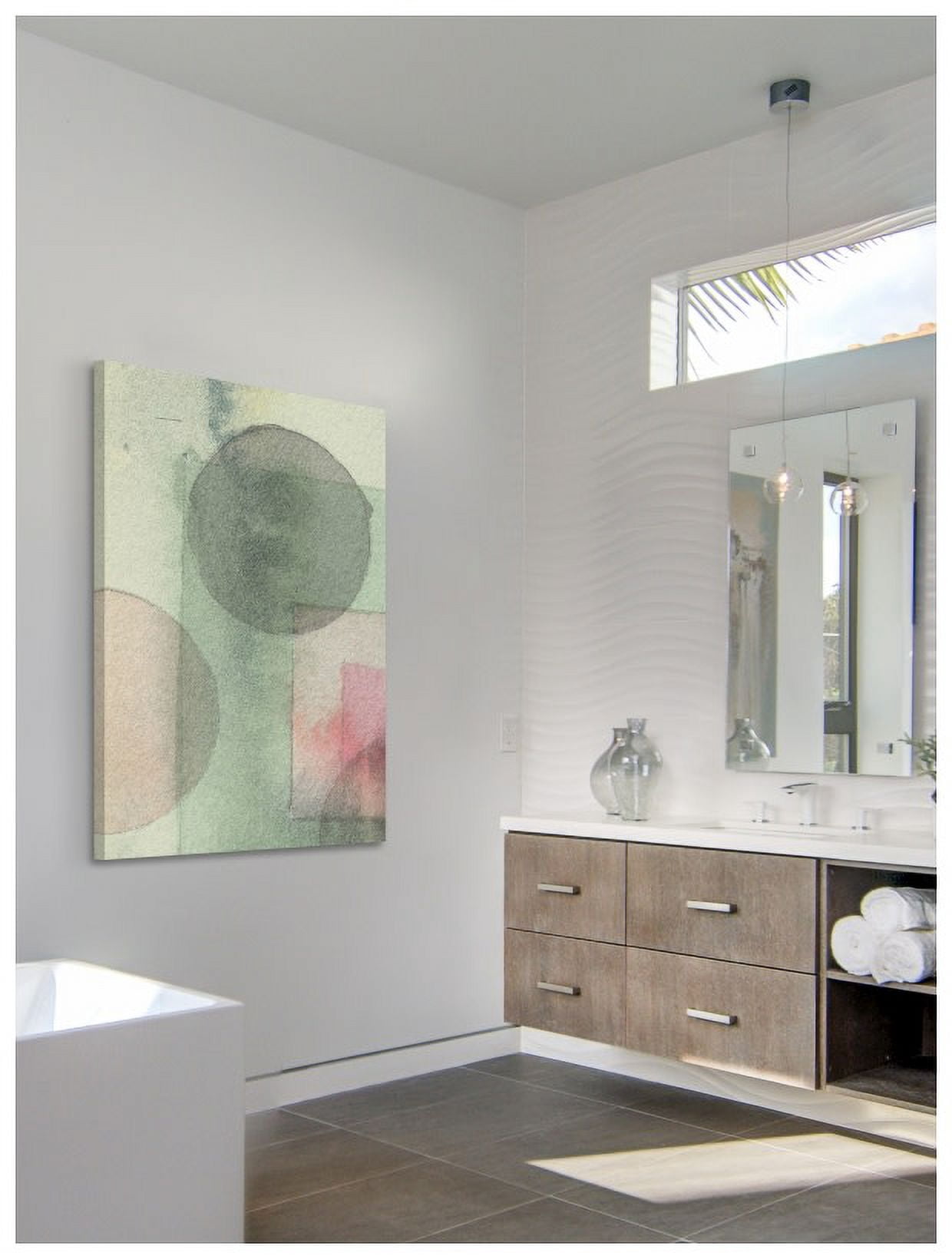 "Shapes Decide" Painting Print on Wrapped Canvas
