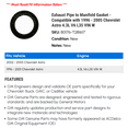 thumbnail image 2 of Exhaust Line to Manifold Gasket - Compatible with 1996 - 2005 Chevy Astro 4.3L V6 L35 VIN W 1997 1998 1999 2000 2001 2002 2003 2004, 2 of 2
