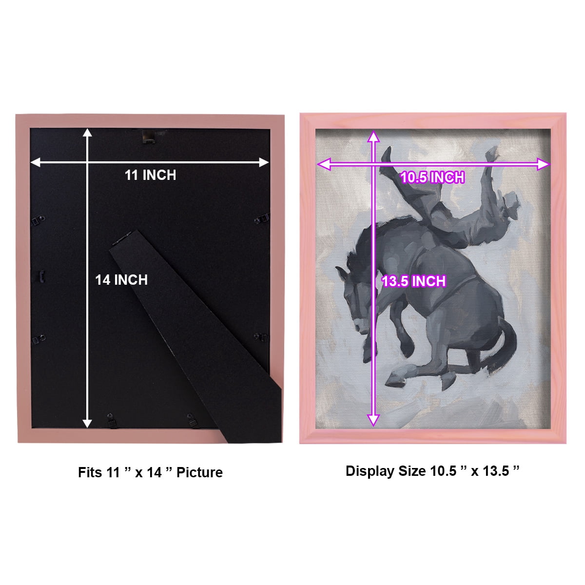 Getting Pitched II - Framed Print w/glass - Sunset Pink