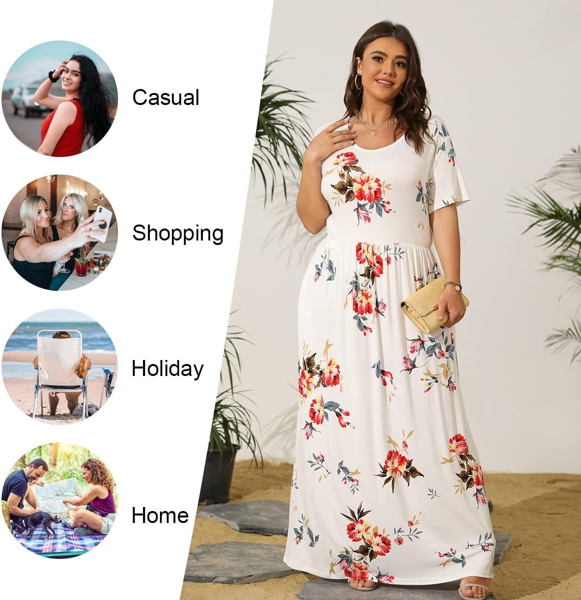 Robe Casual Extremely Me - Taille 6X - Polyester Multicolore - Sans Manches - Occasion Très Bon état