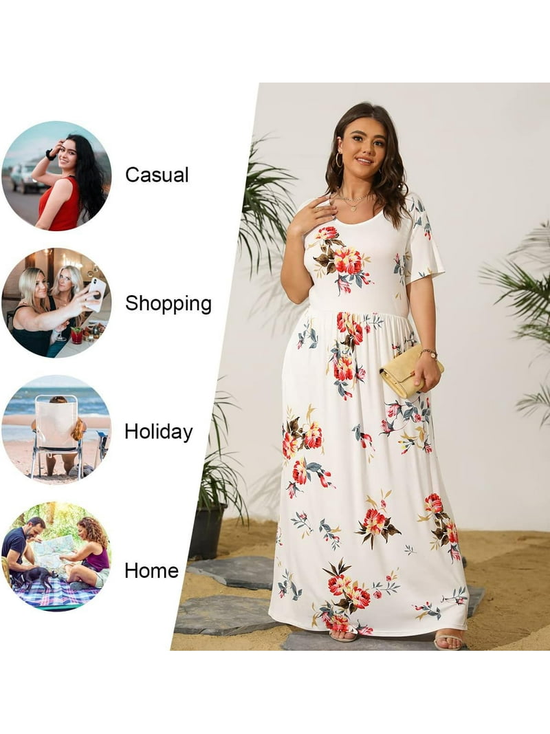knee length dresses for ladies LD-U {My Only Vice} Blue/Orange Tie Dye Maxi Dress Curvy BRAND!!! Extended Plus Size XL 2X 3X 4X 5X 6X XL