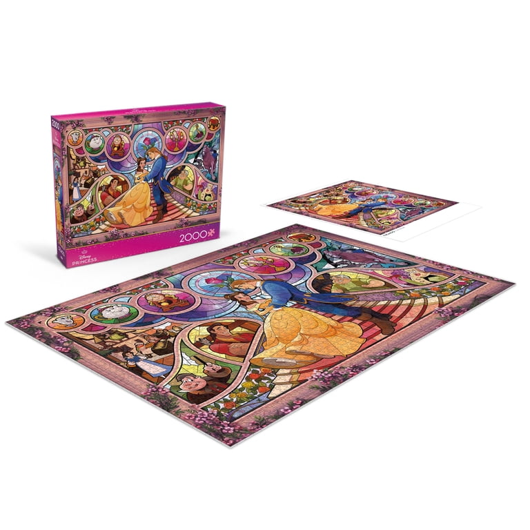 Ceaco Disney Stained Glass Beauty and the Beast 2000-Piece