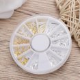 thumbnail image 1 of SHOWERORO Women Nail Accessories 1 Set Metal Rivet Studs Assorted Grids for Nail Decoration and Body Art Decor, 1 of 8