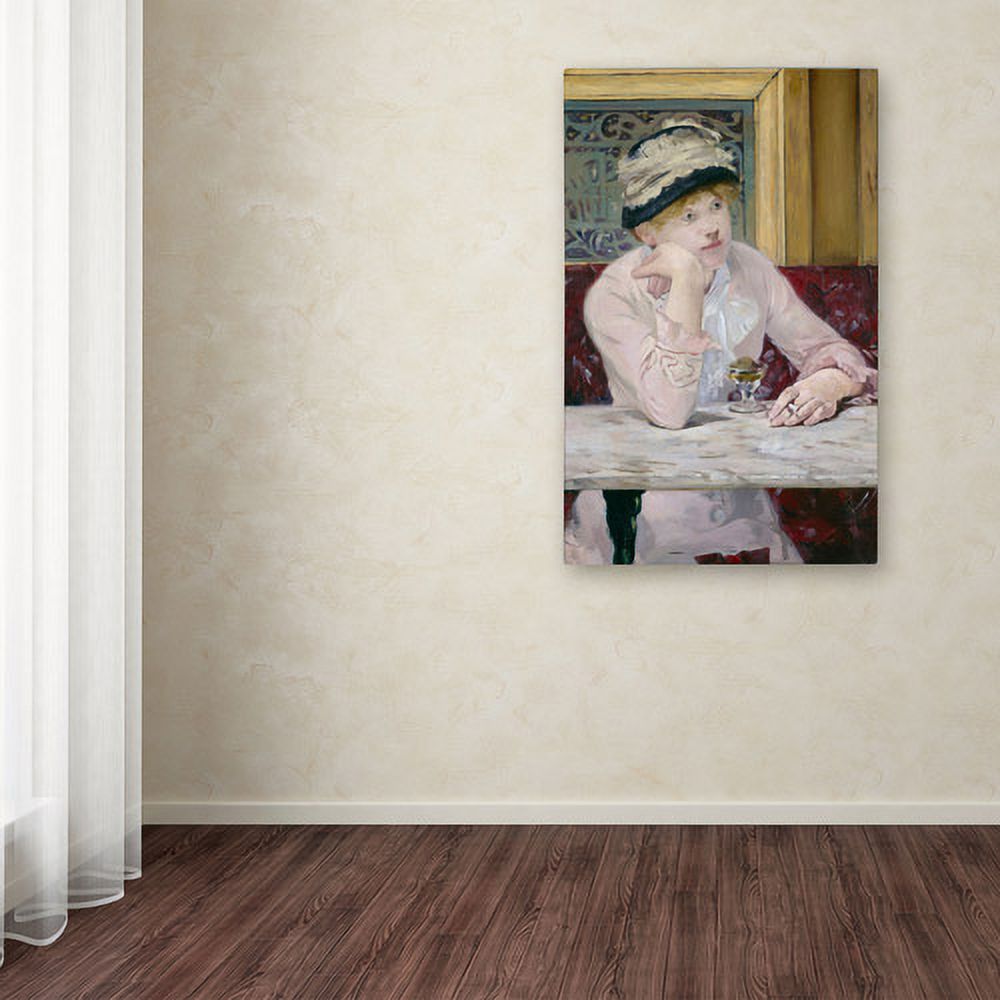 Trademark Fine Art "Plum Brandy" 1877 Canvas Art by Edouard Manet
