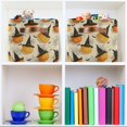 thumbnail image 6 of Foldable Storage Basket,Canvas Fabric Foldable Storage Bins with Handles Open Home Storage Bins Boxes for Toy Book Shelf Closet Baskets Halloween Pumpkins and Spider Webs, 6 of 8