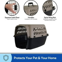 Small Portable Carriers & Crates for Dogs 10 to 20 lbs, Airline-Friendly, Durable Plastic, Pet Carrier For Home and Travel