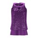 thumbnail image 4 of AUNVITO Women's Sparkle Round Neck Sleeveless Top Casual and Chic Style, 4 of 8
