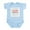 Sky Blue, variant on CafePress - Brady Infant Bodysuit - Baby Light Bodysuit, Size Newborn - 24 Months