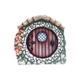 thumbnail image 1 of Celestial Tale Wooden Garden Gate - Hand-Painted Elven Door for Outdoor Decoration & Desktop Display, 1 of 2
