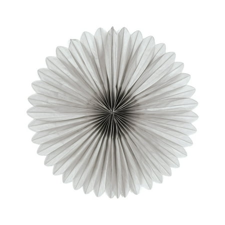 Dove Hanging (Hanging Paper Fan (14-Inch, Dove Grey) - Rice Paper Honeycomb Decorations - For Home Decor, Parties, and)