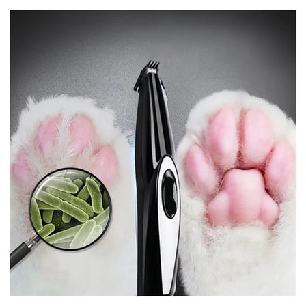 Pet Hair Trimmer USB Rechargeable for Dogs CatsGrooming Kit Pet Hair Clipper Foot Clipper ,Cordless Design