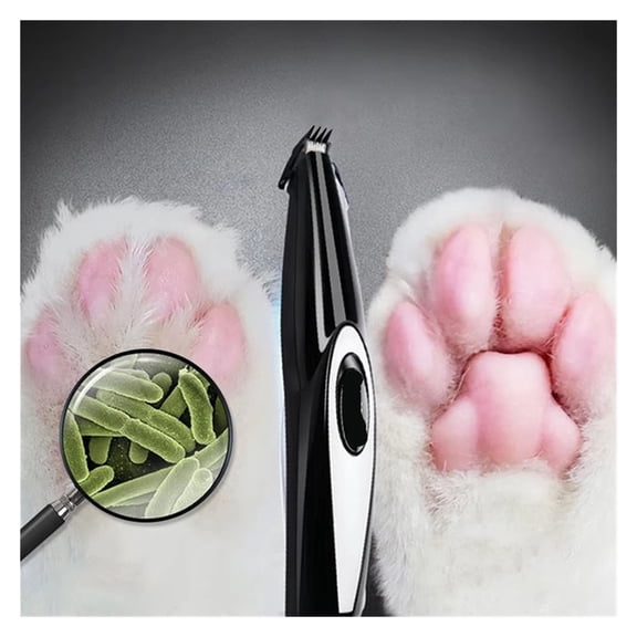 Pet Hair Trimmer USB Rechargeable for Dogs CatsGrooming Kit Pet Hair Clipper Foot Clipper ,Cordless Design